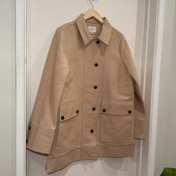 SÉZANE Gabano Coat in Beige sz 40 (US 8) NWT - Picture 6 of 16